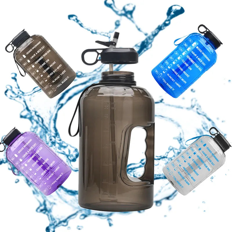 New Supply Cross-border 3.78L Large Capacity 1 Gallon Water Bottle PETG Food Grade Material Outdoor Sports Water Bottle