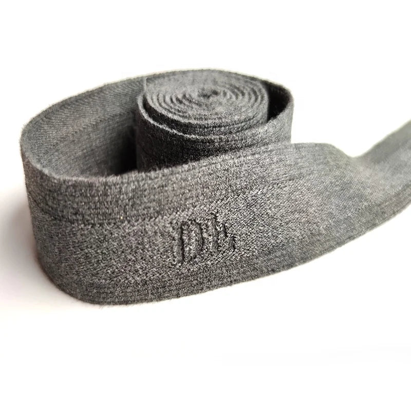 Light Grey Spandex/Nylon Webbing Fitness Elastic Band Oeko-Tex Certified Custom Brand