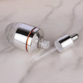 Customizable Rose Gold Clear Glass Essential Oil 30ml Roller Bottles 3ml-120ml Capacities with Dropper Seal for Cosmetic Dropper