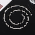 Hip Hop Punk Stainless Steel Waterproof Necklace Chain Necklace Jewelry