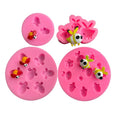 HY Bumble Bee Silicone Mold for Chocolate Cupcake Cake Topper Decoration Fondant Mold