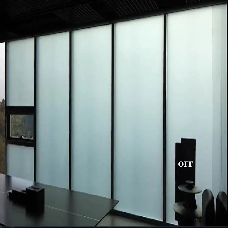 Custom Colors Self-Adhesive Building Tint Electrochromic Film Wholesale Switchable PDLC Smart Glass for Hotel Decorative