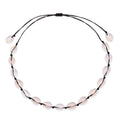 Seashell Necklace Choker for Women Summer Hawaiian Style Natural Cowrie Shell Adjustable Rope Necklace Beach Boho Jewelry
