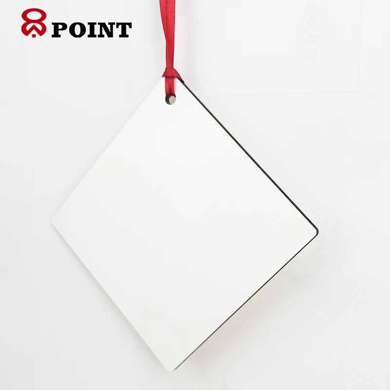 Square Ornament Custom Photo  Sublimation Blank Ornaments Christmas Items Supplier