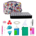 Custom Flower Butterfly Small Removable Portable Essential Oil Storage Box Bags for Beauty Salons Zip Lock Bag Storage Organizer