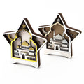 Muslim Mosque Church Wooden Table Ornament for Islam Table Decoration