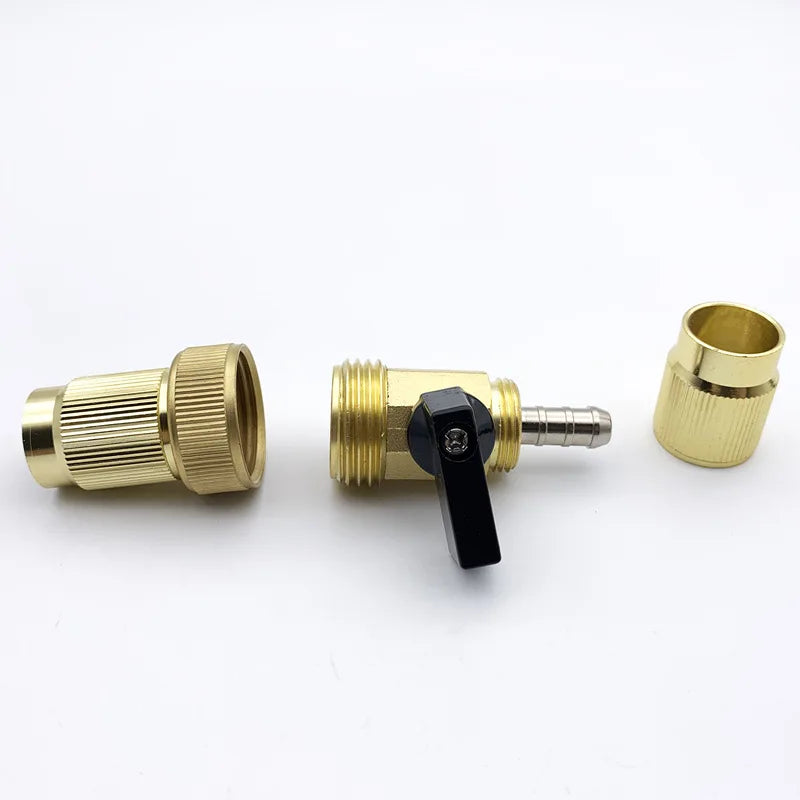 Garden Telescopic Water Pipe Brass Valve Joint Magic Latex Water Pipe Joint Valve