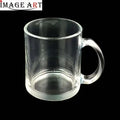 11oz Transparent Sublimation Mug Glass for Heat Transfer Printing