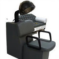 Customized Professional Salon Hooded Hair Dryer with Chair Sit Microcurrent Technology 2 Speed/3 Heat Settings Safe Eco-Friendly
