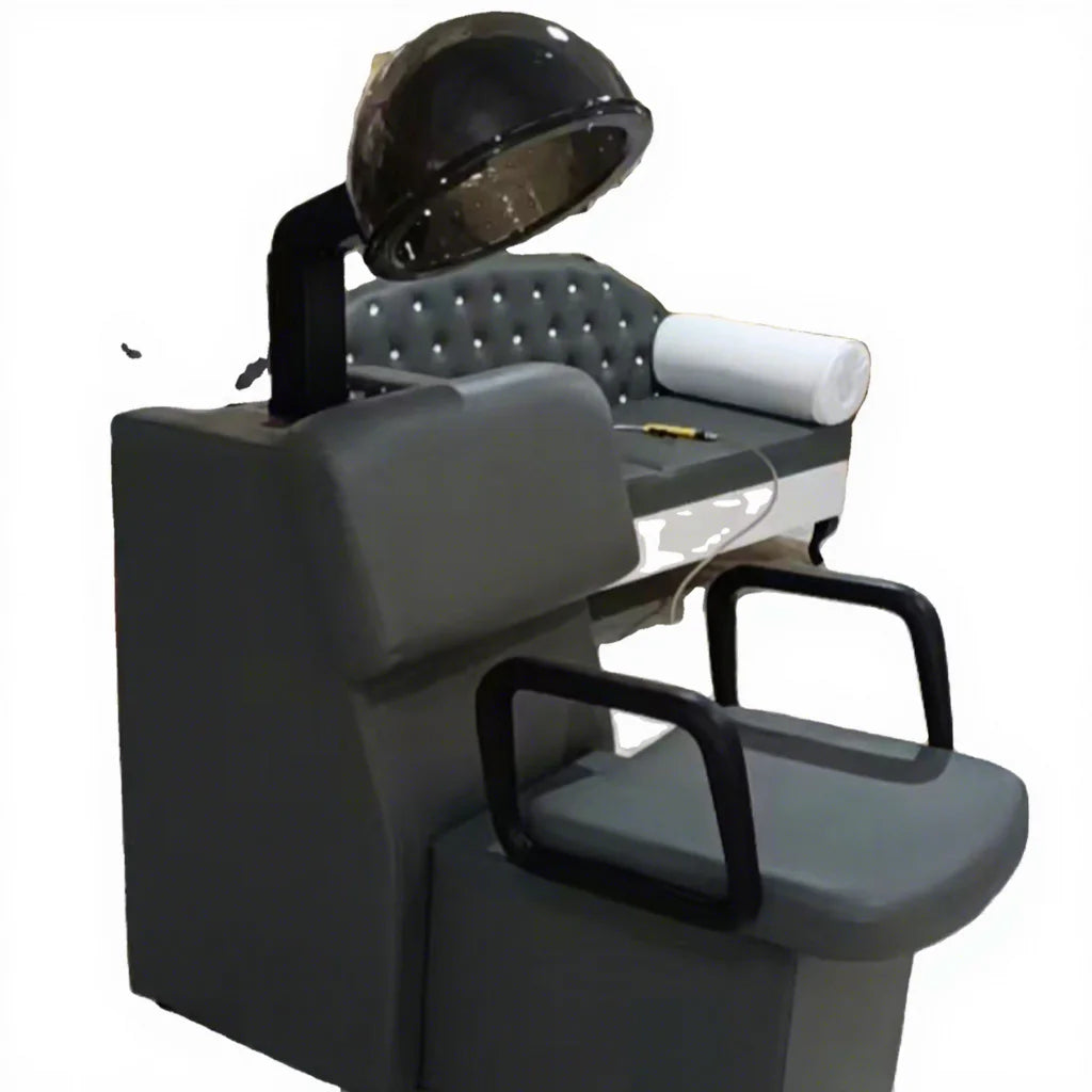 Customized Professional Salon Hooded Hair Dryer with Chair Sit Microcurrent Technology 2 Speed/3 Heat Settings Safe Eco-Friendly