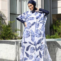 MOTIVE FORCE Factory Wholesale Custom Beach Cover up Wear 4 Piece Islamic Burkinis Muslim Women Swimwear for Sale