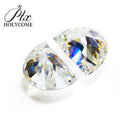 Holycome Wholesale Price White Color Half Moon Cut Brilliant Loose Moissanite Diamond Stone VVS Grade GRA Sparkle Pretty