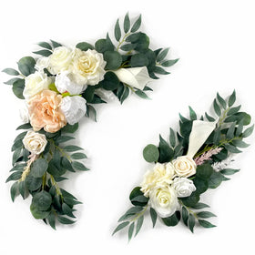 Wholesale Cloth Artificial Flower Swag Wedding Ceremony Sign Arrangement Environment-Friendly Durable Home & Hotel Decor