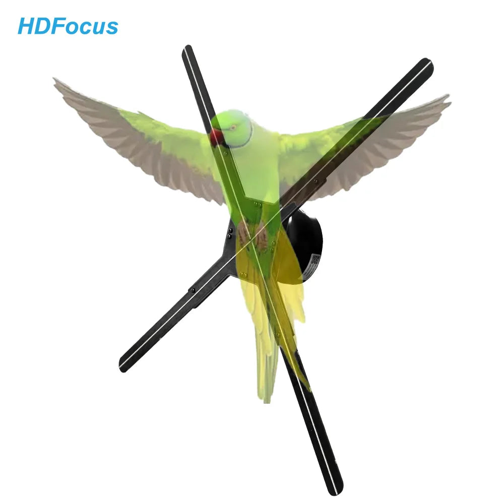 65cm Wall-Mounted Led Display 3d Hologram Display Fan Holographic Show With Wifi Control