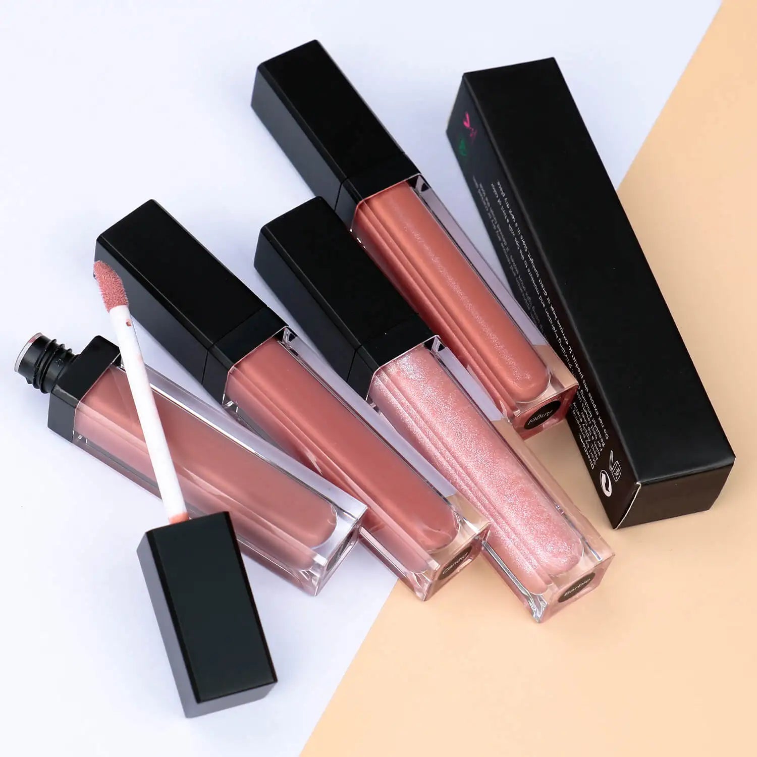 Private Label High Quality Glitter Lipgloss 142 Shades Glossy Lipgloss