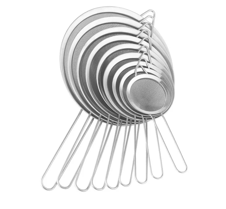 Stainless Steel Kitchen Fine Mesh Strainer with Handle for Tea Coffee Flour Filter