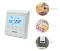 LCD Programmable Gas Boiler Thermostat for Floor Heating Apartments Non-WiFi System Part