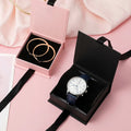 Wholesale Custom Ring Box Paper Rigid Box Packaging Luxury Gift Case for Jewelry Earring Box With Ribbon Closure