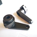 Aluminum 6061 CNC Machining Parts Turning Milling Prototype Stainless Steel Precision Surface Treatment Sandblasting + Black