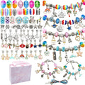 New Product Colorful Crystal 127pcs DIY Charm Bracelet Making Kit