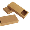 Custom Logo Cardboard Gift Box with Slide Drawer Recycled Paper Material Embossed Feature Eco-Friendly Design