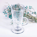 Irish Coffee Mug Tall Glass Latte Cups Cappuccino and Hot Chocolate for Mugs with Handle 250ml Capacity for Back to School