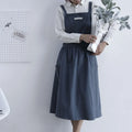 Painting Apron Women's Fashion Special Adult Art Students' Painting Smock Literature and Art Fan Pleated Skirt Oil Painting