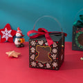 Christmas Ornament Candy Boxes Shatterproof White Cardstock Hanging Decor Dessert Container