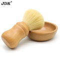 30MM Big Size Wood Handle Bristle Shaving Brush Men Facial Beard Cleaning Salon Barber Tool for Facial Shaving