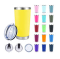 20oz Tumbler Stainless Steel Double Walled Insulated Tumbler Coffee Mug Vacuum Cups with Lid