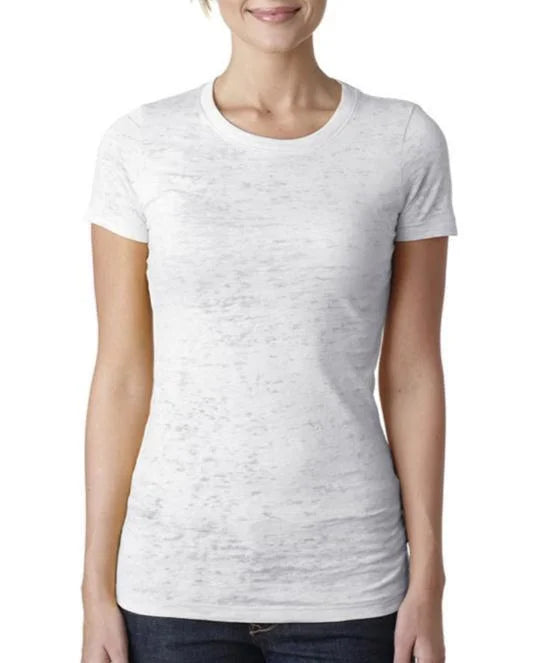 Summer Casual Knitted Breathable Eco-Friendly Cotton Women Slim Fit Neck Graphic Custom Sublimation Burnout T-Shirts Wholesale