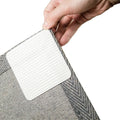 4 Pcs Double Sided Reusable Non-Slip Adhesive Rug Pad Grippers Masking Use Removable Washable Anti-Slip for Carpet Rug Tapete