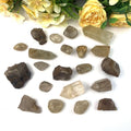 Healing Rutile Quartz Points Multiple Shapes Golden Rutilated Quartz Pebble Stone for Collection