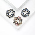 Women Bouquet Wedding Bridal Diamond Rhinestone Jewelry Gift Metal Colorful Crystal Brooch for Girls