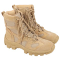 Double Safe Hot Sale RTS Leather Water Resistant Khaki Non Slip Hunting Hiking Climb Training Zipper Tactical Jungle Boots Shoes
