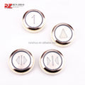 Giant Kon* Modern Elevator Cop Lop Button AN180GO1 AN180 MTD172 Stainless Steel Round