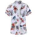 Custom Anti-Wrinkle Short Sleeve Plus Size Casual Shirt for Men Beach Hawaiian Print
