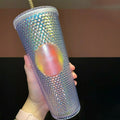 Accept Custom logo Wholesale 750ml Matte studded Cup Double Wall Tumbler Cups