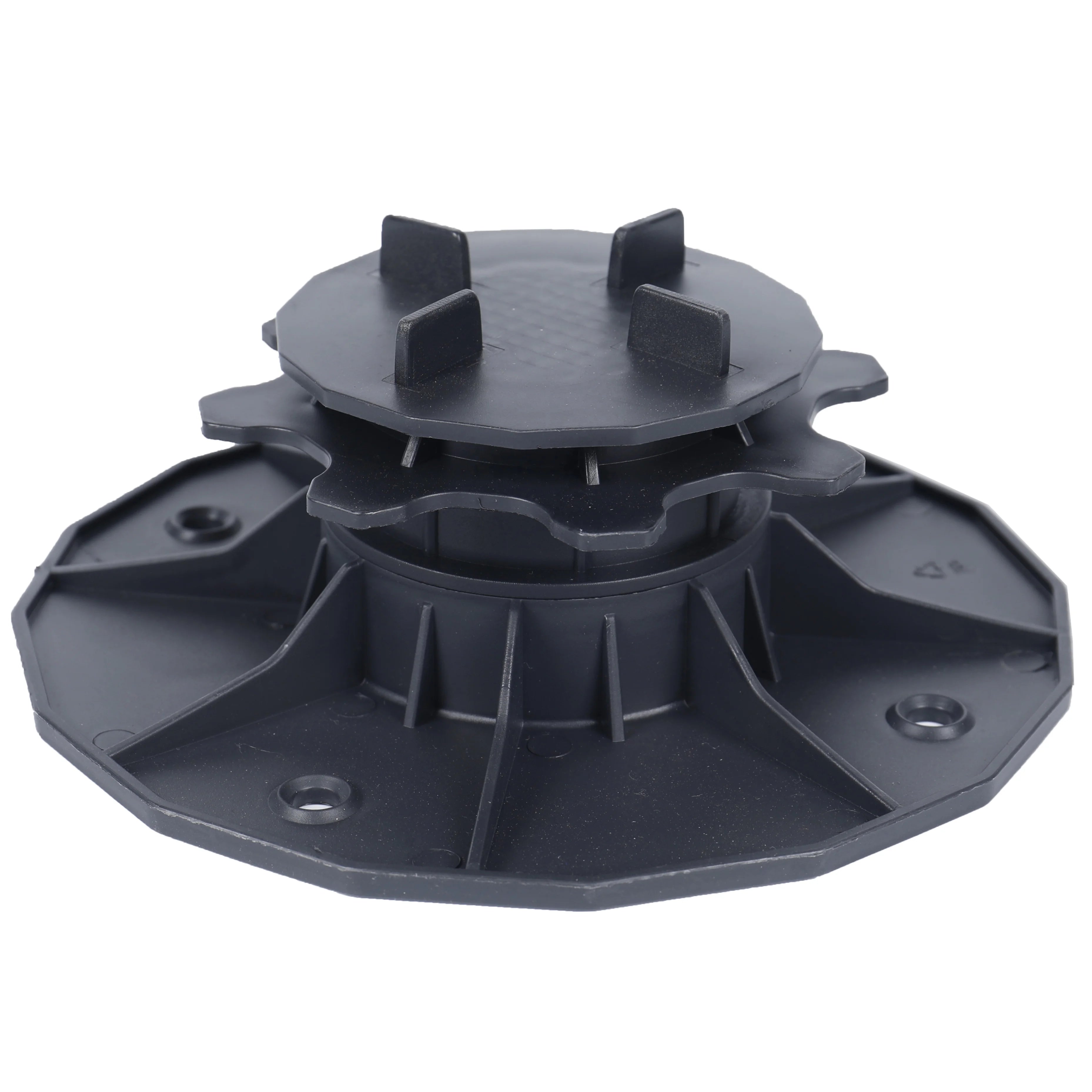 Big Base High Loading Adjustable Plastic Pedestal Tile Pedestal Stand XF-T202C-2 35-70 mm