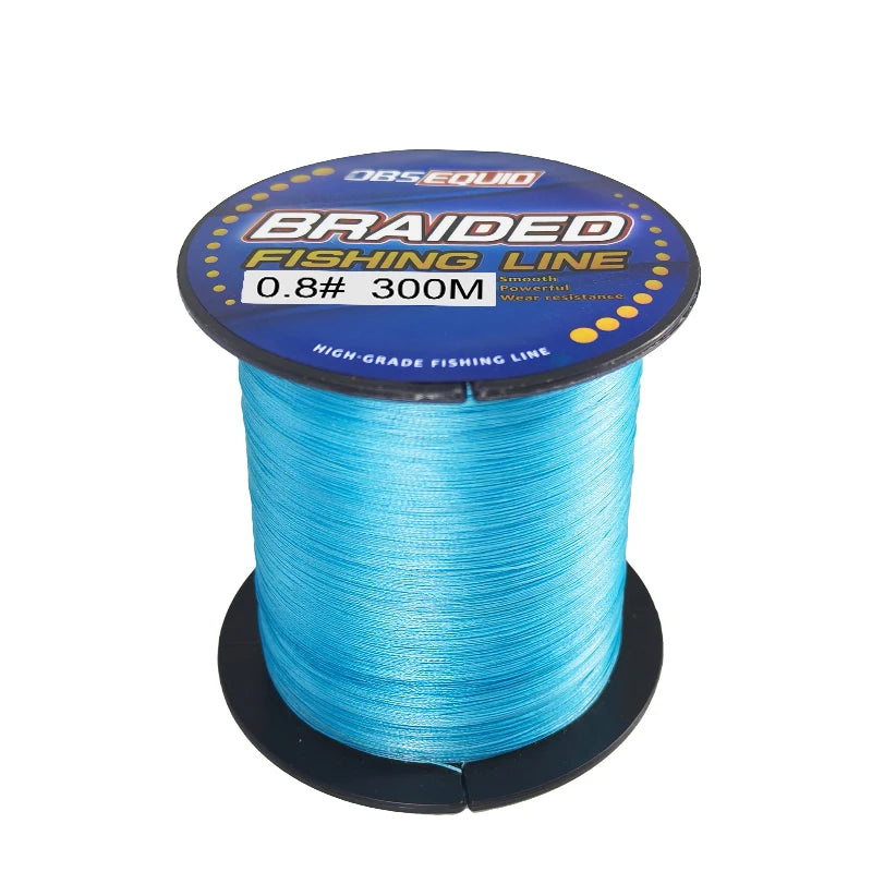 X8 Strand Braided PE Fishing Line 300m Super Tension Wear Resistance Smooth Multifilament Floating Lake Saltwater Fishing Tackle