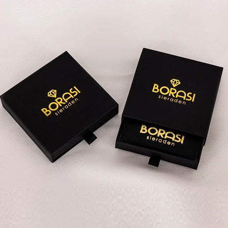 New Arrival Black Jewelry Square Packaging Bag Custom Logo Button LeatherJewelry Pouches Black Jewelry Packaging Box