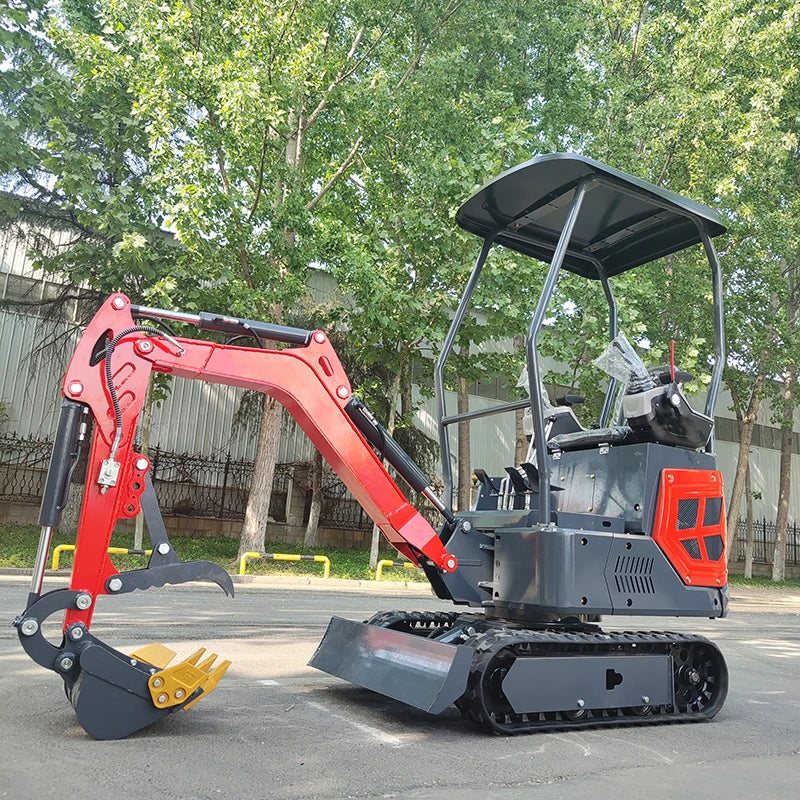 Free Shipping!!! China New Mini Excavators Use Kubota/yanmar Engine Small Digger Micro Excavator 1 Ton Machine Prices for Sale