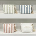 Custom Bamboo Fiber Makeup Bag for Natural Skincare Brands Eco Cosmetic Pouch