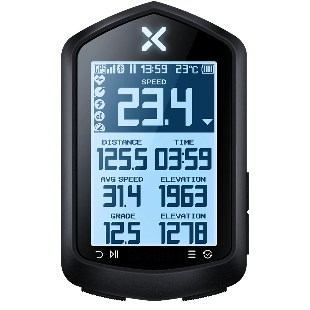 XOSS NAV GPS Bike Computer Waterproof Wireless Cycling Speedometer for Road Bike MTB ANT+ Cadence Bicycle Computer Sensor