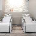Backwash Hair Washing Chair Salon Furniture White Shampoo Bed Chair