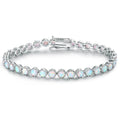 Luxury S925 Silver Bracelet Zircon Inlaid Bulk Wholesale Hypoallergenic Fine Jewelry Gift for Women