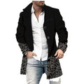 Custom Men's Long Winter Coat Fashionable Plus Size Reversible Eco-Friendly Knitted Your Own Design