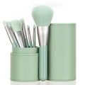 2025 Yue Fashion Custom Wholesale 7-Piece Travel Size Mini Makeup Brush Set for Face and Shaving Brush