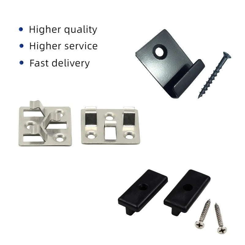 Stainless Steel & Plastic Clip Accessories Deck Clip Fastener for Outdoor Wpc Decking Floor Use
