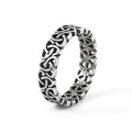 Nordic Design Souvenir Gift Stainless Steel Mens Norse Celtic Knot Ring Viking Jewelry